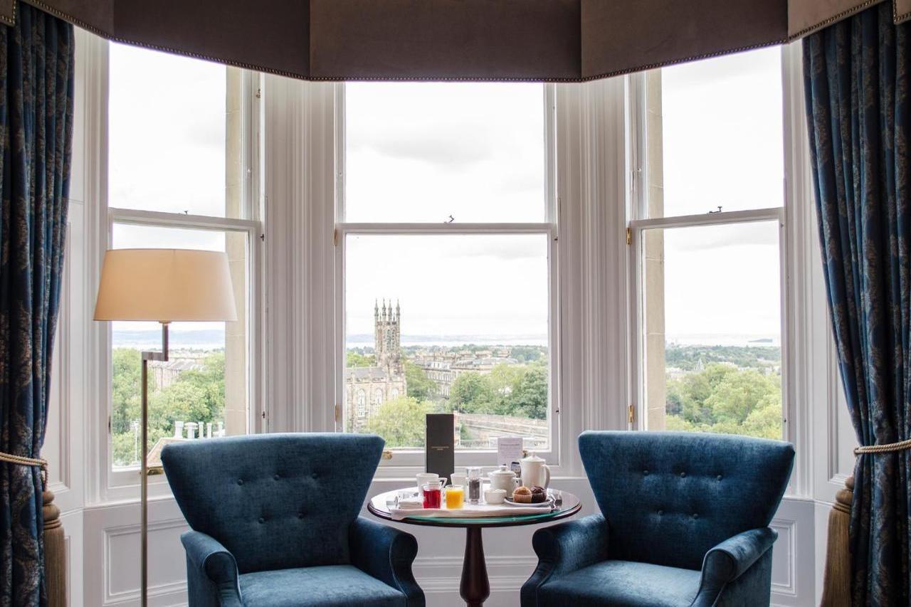 ホテル ザ ボーナム エディンバラ エクステリア 写真 The view from the hotel
