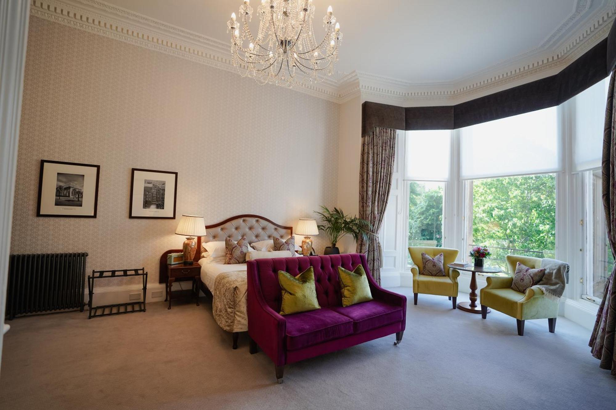 ホテル ザ ボーナム エディンバラ エクステリア 写真 A bedroom at the hotel